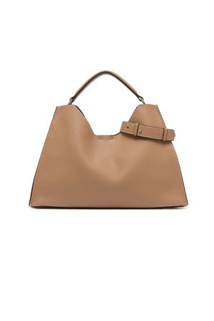 Borsa Aurora in pelle martellata grana maxi cipria GIANNI CHIARINI | BS12316RNGDBL5313